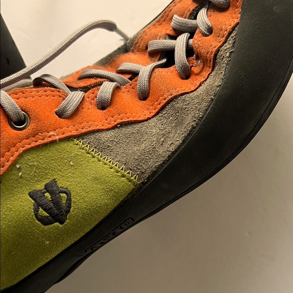 Evolv Trax VTR3D Men's‎ Climbing Shoes - Orange and Green Size 10 - Picture 11 of 15